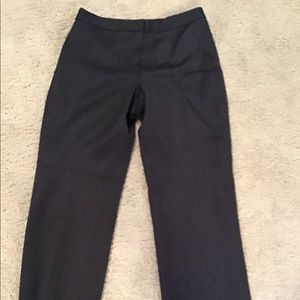 Dark blue Dress pants herringbone design